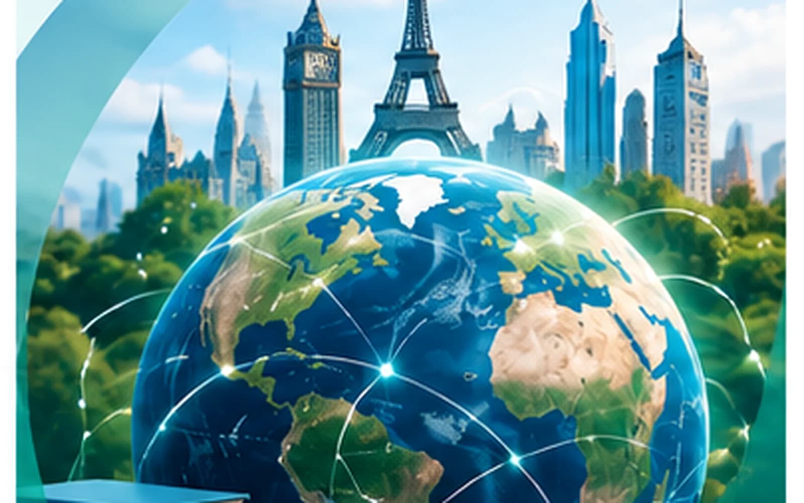 Global education network connecting international destinations